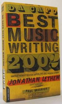 Da Capo Best Music Writing 2002. The Year's…