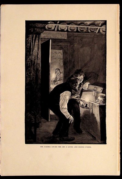 PRINT - Fairy Tales and Stories: "The Farmer Lifted the Lid a Little and Peeped Inside
