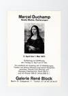 Announcement card: Marcel Duchamp: Ready-Mades, Radierungen (3 April-1 May 1971)