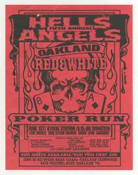 [Flyer or small broadside]: Hells Angels Fifth Annual Oakland Red & White Poker Run