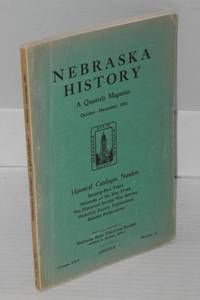 image of Nebraska history: a quarterly magazine, vol. xxii, no. 4, October-December
