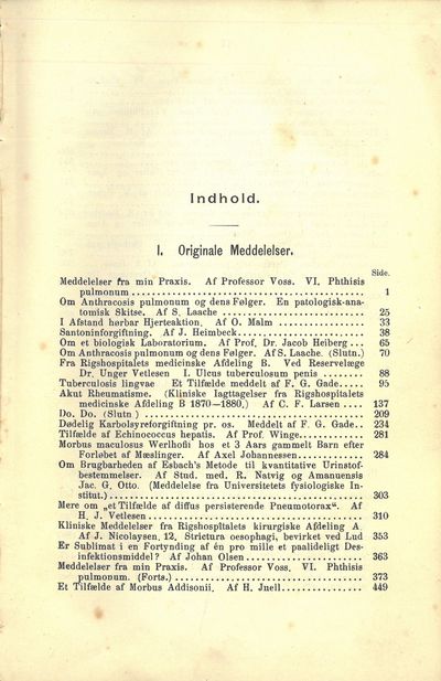 Norsk Magazin for Lægevidenskaben. Udgivet af det medicinske Selskab i Kristiania. Tredie Række. Redigeret af (...). Fjortende Bind. (photo 2)