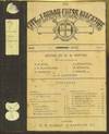 The City of London Chess Magazine, Volume I