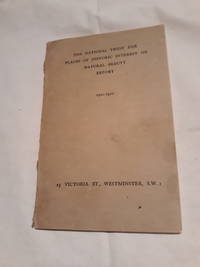 The National Trust For Places Of Historic Interest Or Natural Beauty Report 1921-1922
