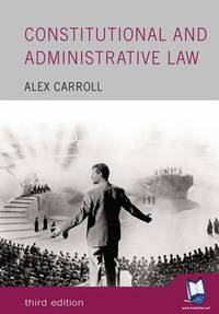 Constitutional and Administrative Law (Foundation Studies in Law Series)
