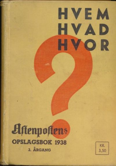 Hvem Hva Hvor 1938