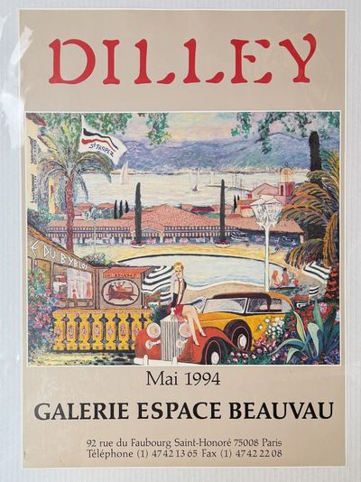 RAMON DILLEY GALERIE ESPACE BEAUVAU POSTER