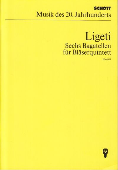 Sechs Bagatellen für Bläserquintett (1953). Six…