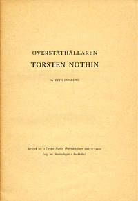 Överståthållaren Torsten Nothin.