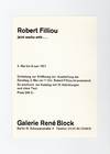 Exhibition announcement: Robert Filliou: joint works with… (3 May-8 June 1971)