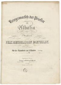 [Op. 74]. Kriegsmarsch der Priester ... für das Pianoforte zu 4 Händen Pr. 10 Ngr. [Piano 4-hands]