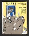 Friars Testimonial Dinner in Honor of Mike Todd; Waldorf Astoria, Sunday  March 23rd, 1958