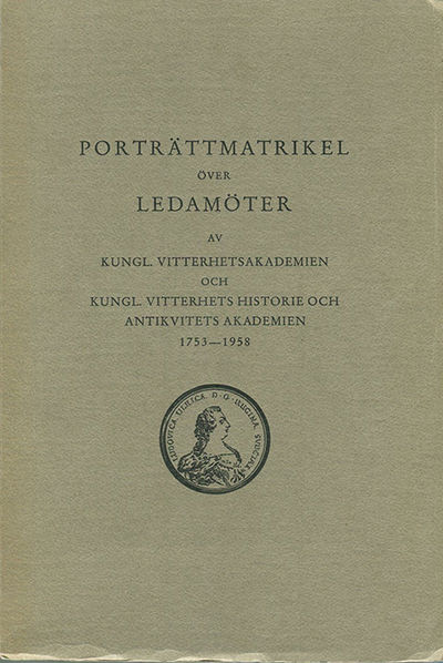 Porträttmatrikel över ledamöter av kungl.…