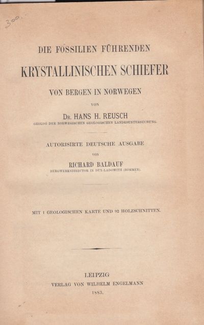 Die fossilien führenden krystallinischen schiefer…