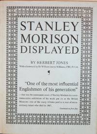 Stanley Morison Displayed An Examination of His EarlyTypographic Work