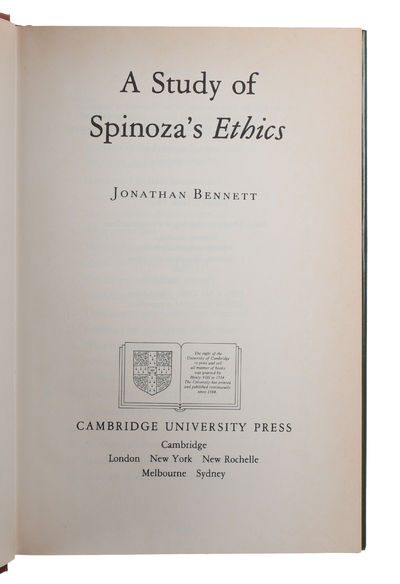 A Study of Spinoza's Ethics. (photo 2)