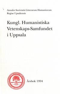 Kungl. Humanistiska Vetenskaps-Samfundet i…
