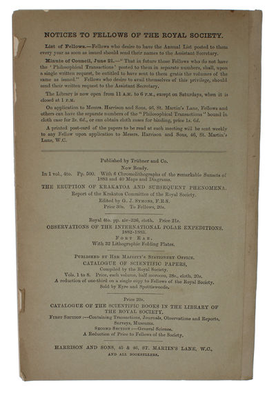 Co-relations and their measurement, chiefly from anthropometric data. - [THE INVENTION OF THE STATISTICAL CONCEPT OF CORRELATION] (photo 2)