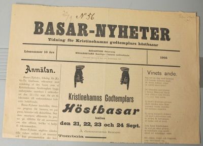 Basar-nyheter. Tidning för Kristinehamns…