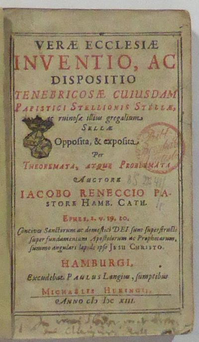 Verae Ecclesiae Inventio, Ac Dispositio…