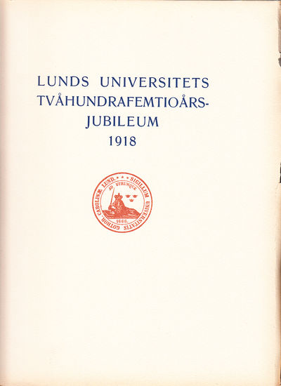 Lunds universitets tvåhundrafemtioårsjubileum…