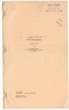 Tillie and Gus [Don't Call Me Madam] (Original screenplay for the 1933 film)