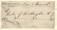 image of Signature on a free fran (Richard Charles Francis Meade, 1795-18779, 3rd Earl, Diplomat and Politician)