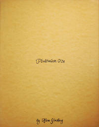 Plutonium Ode (Signed) by Beats - Ginsberg, Allen - 1978