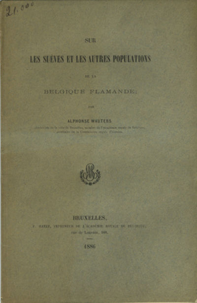 Sur les Suèves et les autres populations de la Belgique flamande