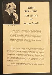 cover of Author Waldo Frank asks justice for Morton Sobell