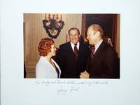 image of 9 x 6 Inch Color Photograph, President Gerald Ford Inscribed to Andy (Andrew) Hutch and Wife Gisele