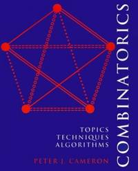 Combinatorics: Topics, Techniques, Algorithms