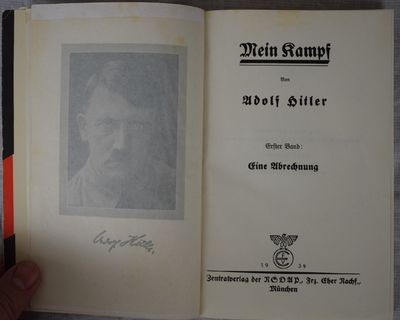 Mein Kampf by Adolf Hitler in two volumes 1936 by Adolf