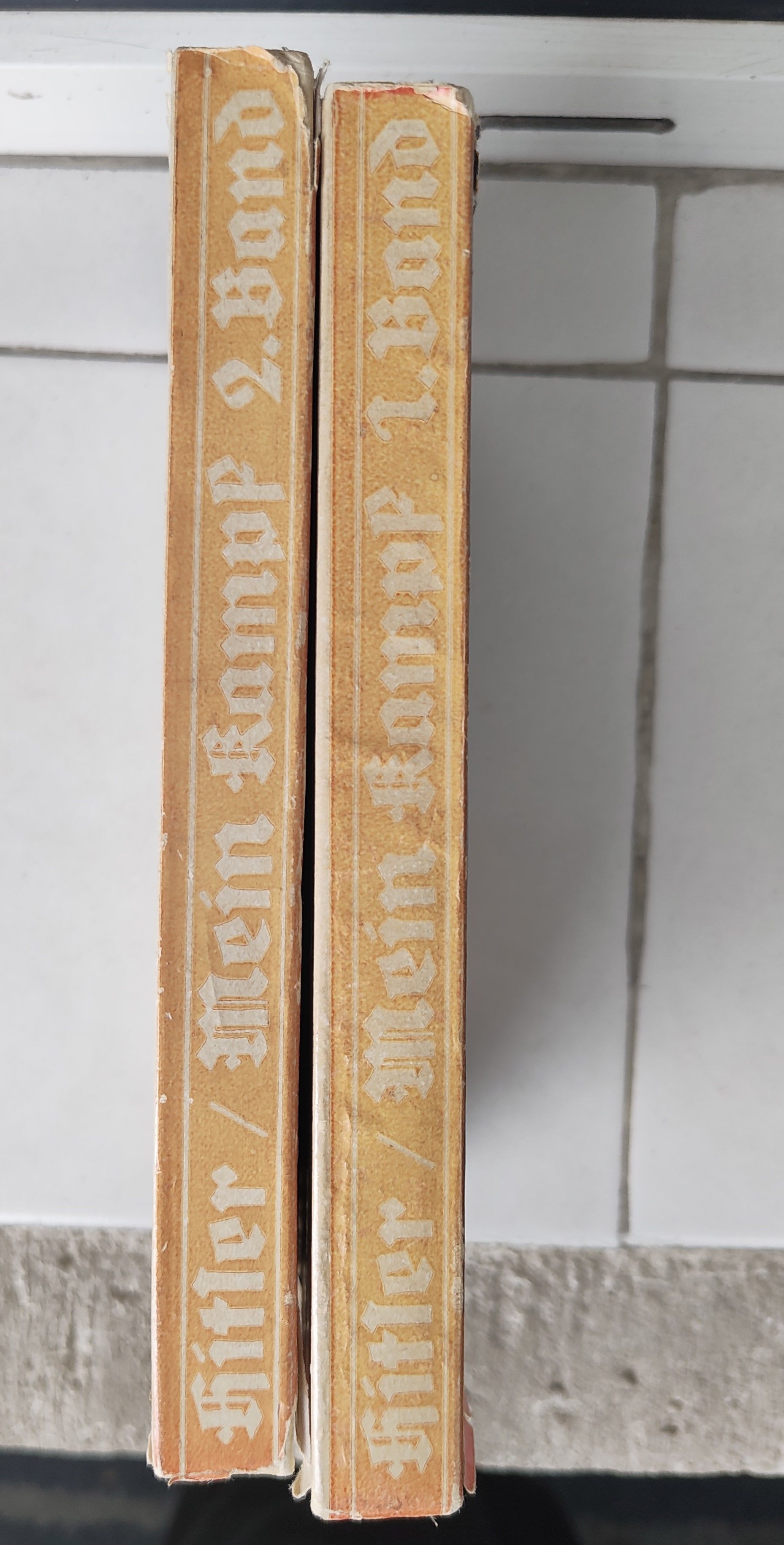 Mein Kampf by Adolf Hitler in two volumes 1933 by Adolf Hitler