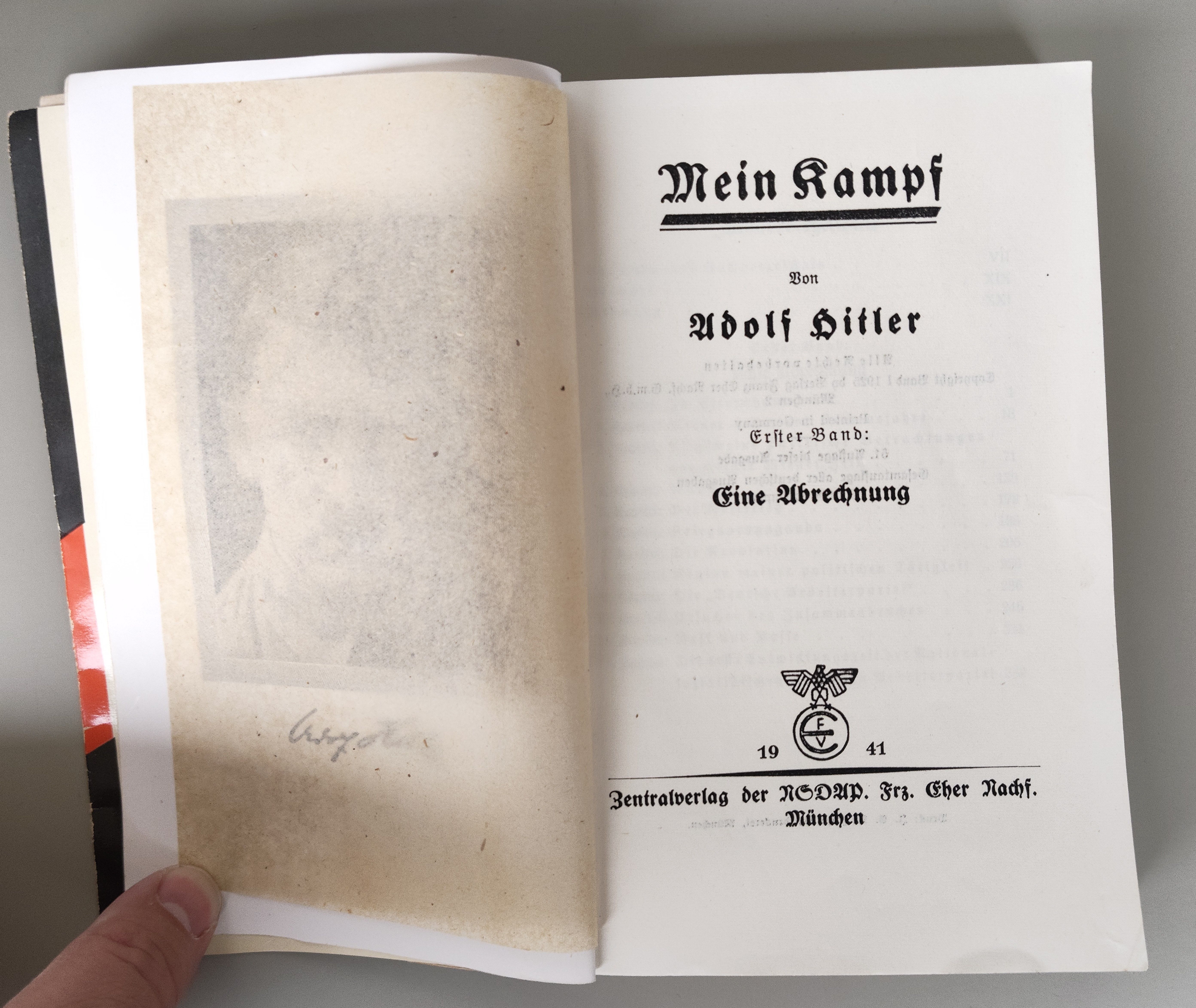 Mein Kampf 1933 (2.Band) 我が闘争(下巻) 2x ORIGINAL 1933 VOLUME 2 (BAND 2) OF ADOLF HITLERS 