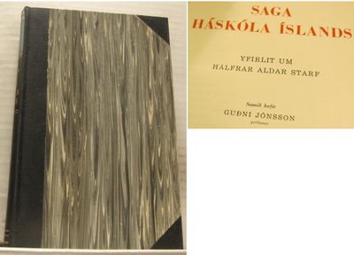 Saga háskóla Íslands. Yfirlit um hálfrar aldar…