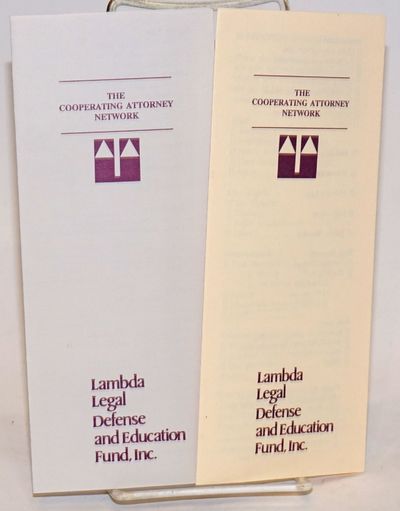 The Cooperating Attorney Network [two brochures]