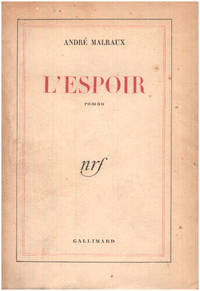 L&#039;espoir by Malraux AndrÃ© - 1948