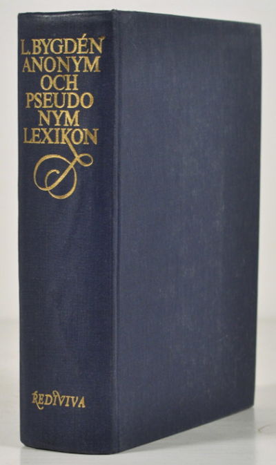 Svenskt anonym- och pseudonymlexikon.…