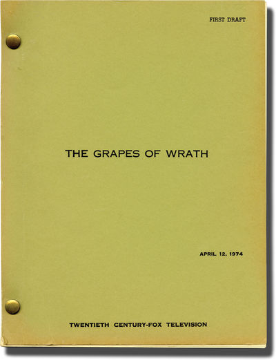 The Grapes of Wrath (Original teleplay script for an unproduced television film)