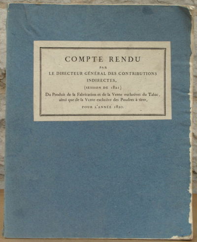 Rapport concernant la fabrication et la vente…