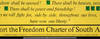 The Freedom Charter of South Africa; (photo 2)