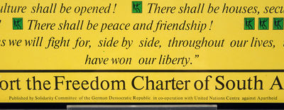 The Freedom Charter of South Africa; (photo 2)