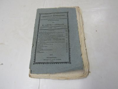 The Christian Repository No. 6, Vol. III April,1823