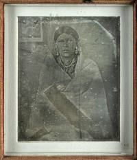 Scarce and Early Daguerreotype of an Identified Woman Wearing in a Hudson Bay Blanket