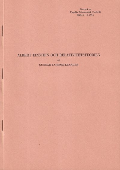 Albert Einstein och relativitetsteorien [=…