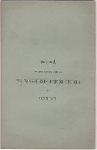 Address of George Robert Stephenson, Esq., on his Election as President of the Institution of Civil Engineers, Session 1875-76