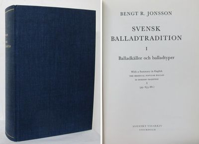 Svensk balladtradition. I. Balladkällor och…