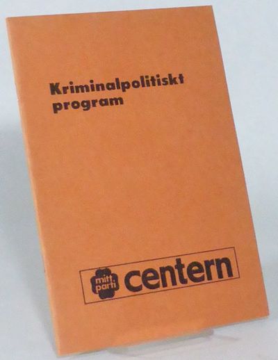 Kriminalpolitiskt program.