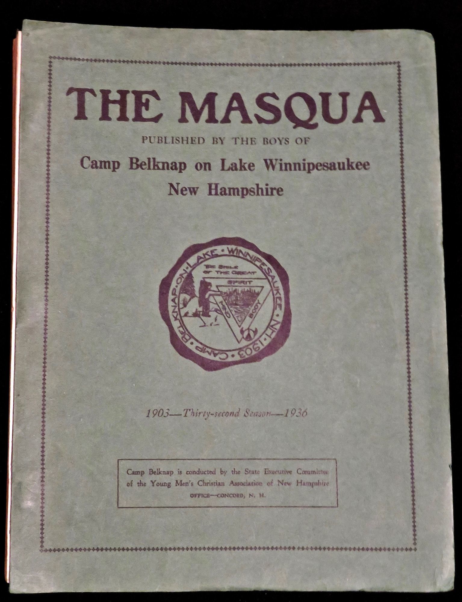 The Masqua, Published by the Boys of Camp Belknap